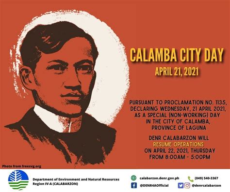 calamba holiday|Calamba Cityhood Anniversary .